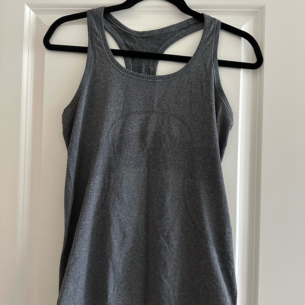 lululemon athletica Charcoal Scuba Tank Top